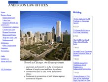 Tablet Screenshot of andersonlawil.com